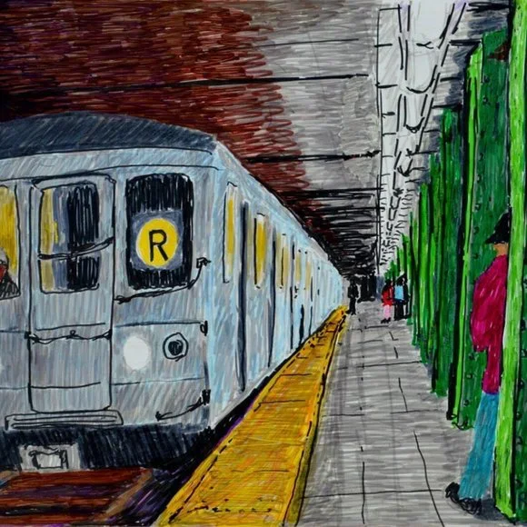 MTA New York City Subway Train Railroad Map Old Style + Free NY YANKEES Print - Picture 7 of 7